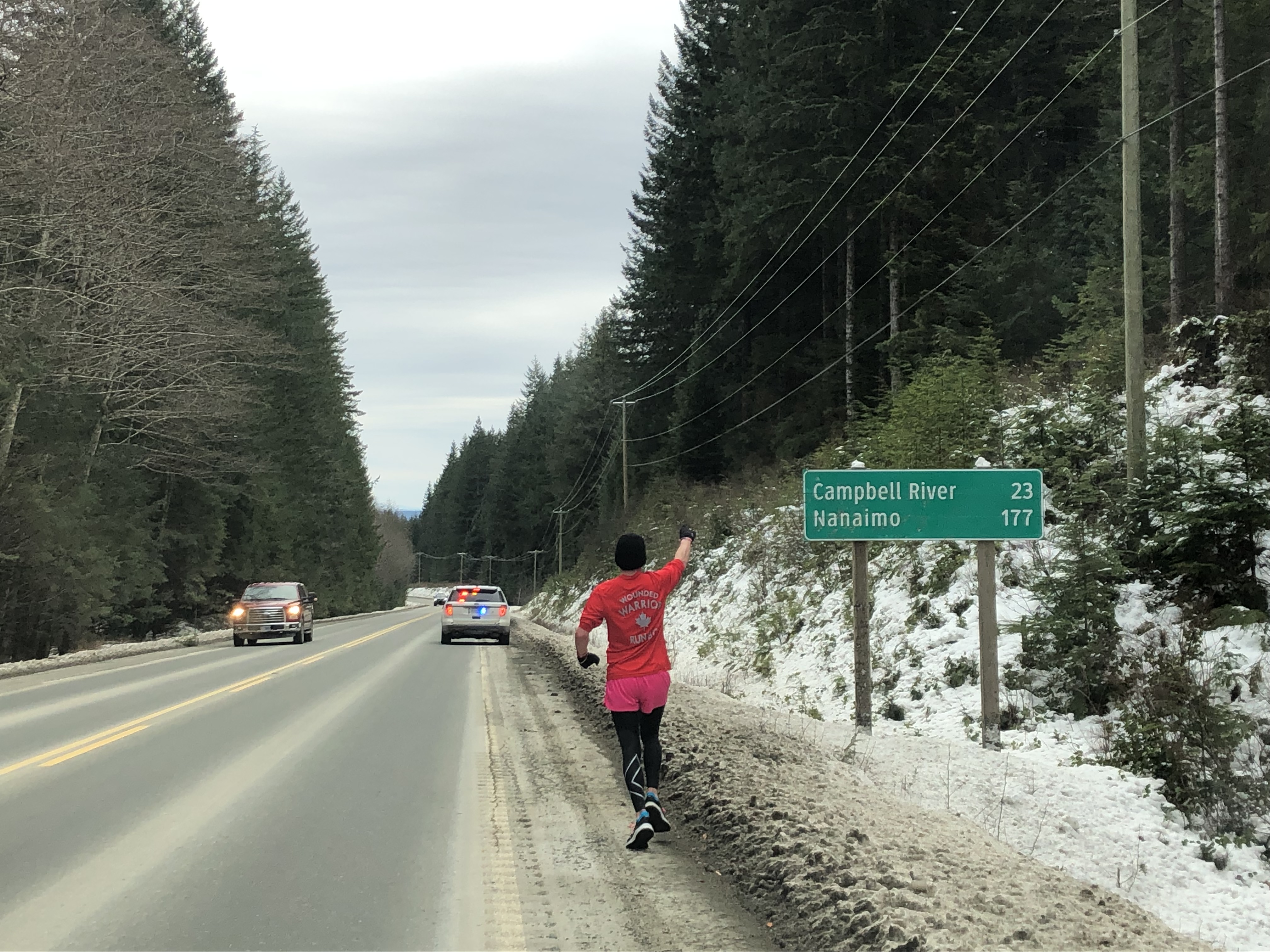 Wounded Warriors run passing through Campbell River, Comox Valley today ...